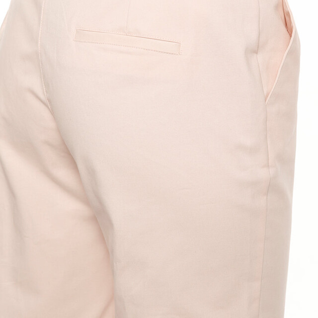 Maison-solfin - Pantalon chino femme en coton rose nacre – 52