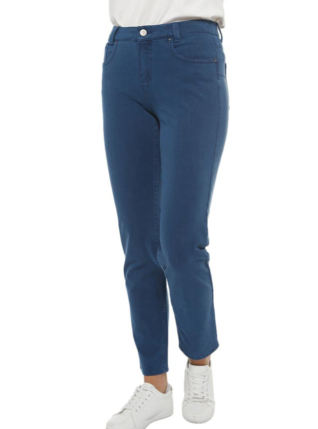 Maison-solfin - Jean femme coupe droite bleu intense – 40