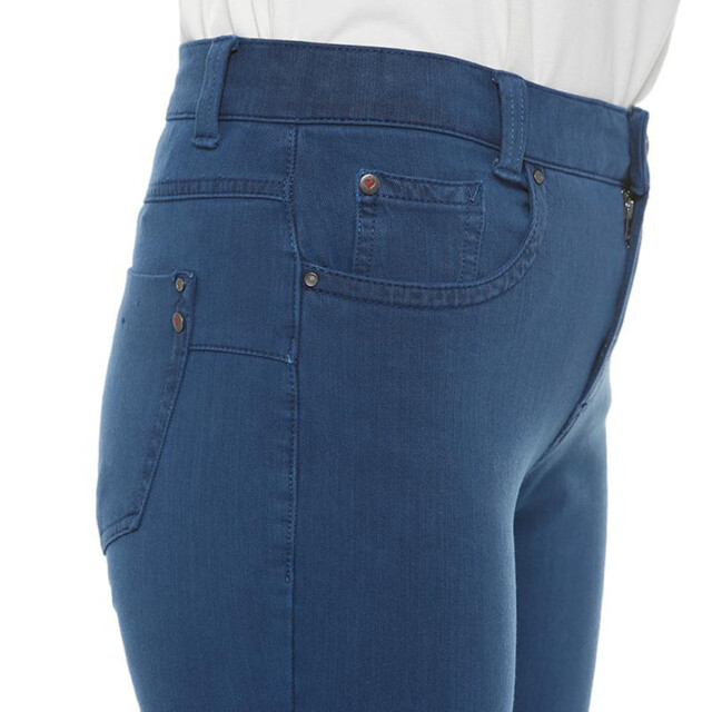 Maison-solfin - Jean femme coupe droite bleu intense – 40
