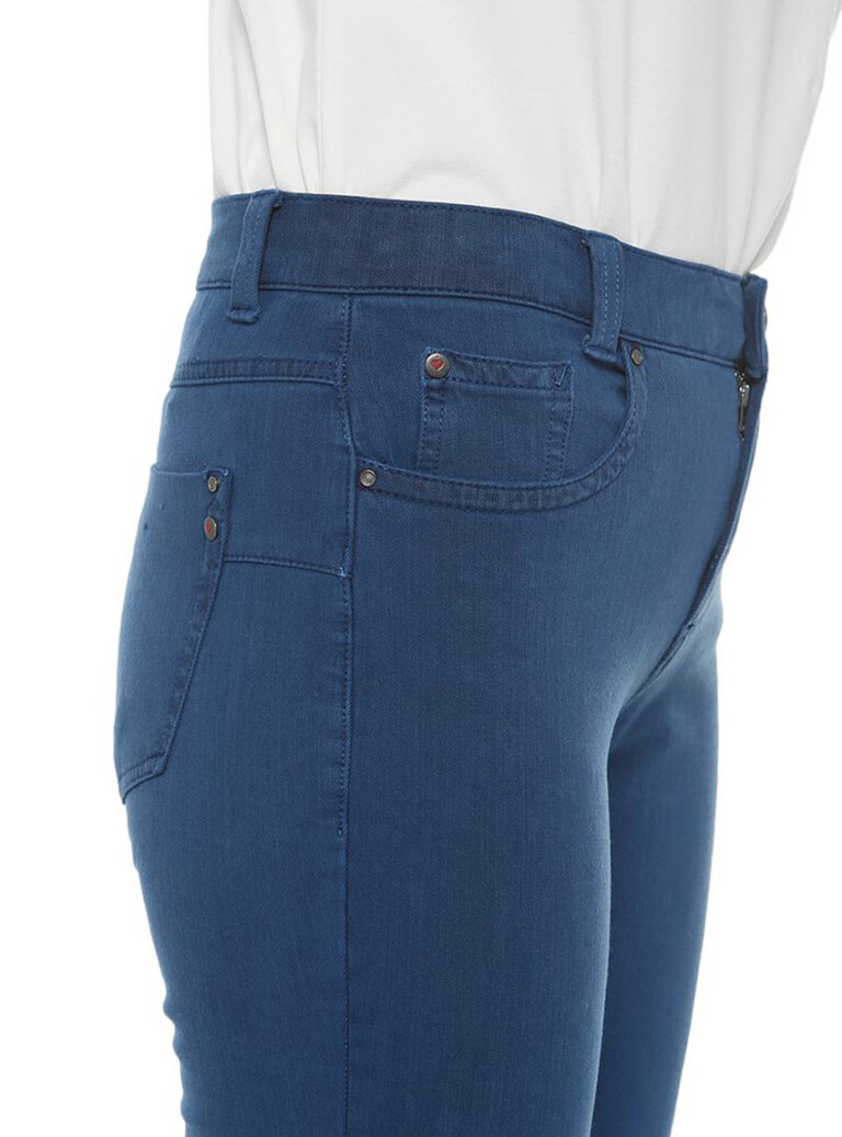 Maison-solfin - Jean femme coupe droite bleu intense – 40