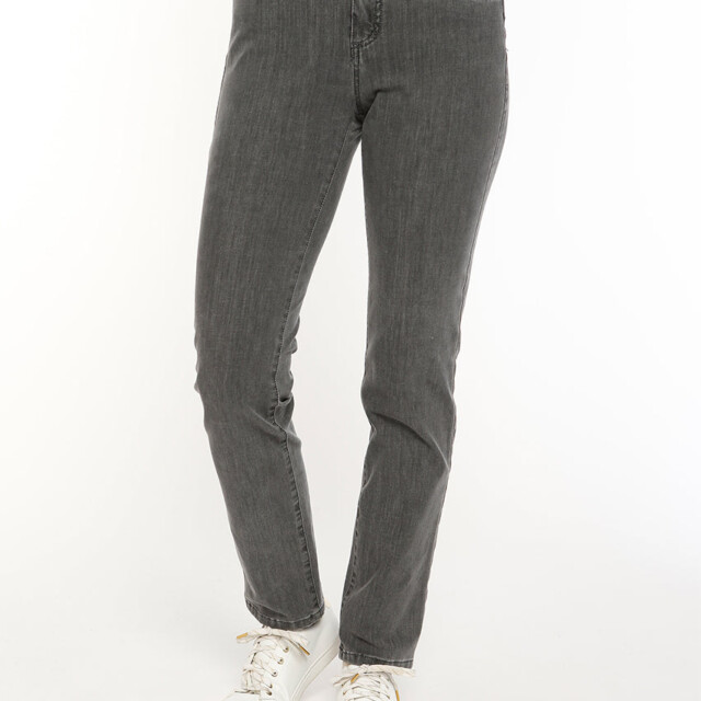 Maison-solfin - Jean femme coupe droite gris foncé – 38