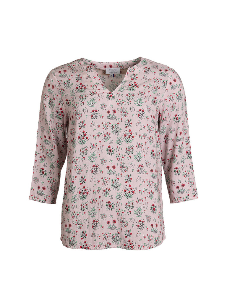 Maison Solfin - Blouse femme viscose rose léger – 52