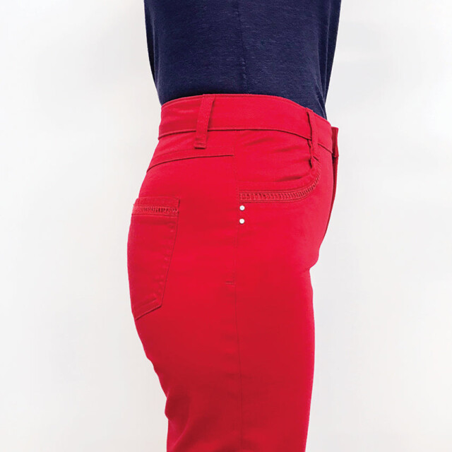 Maison-solfin - Pantacourt femme rouge – 44
