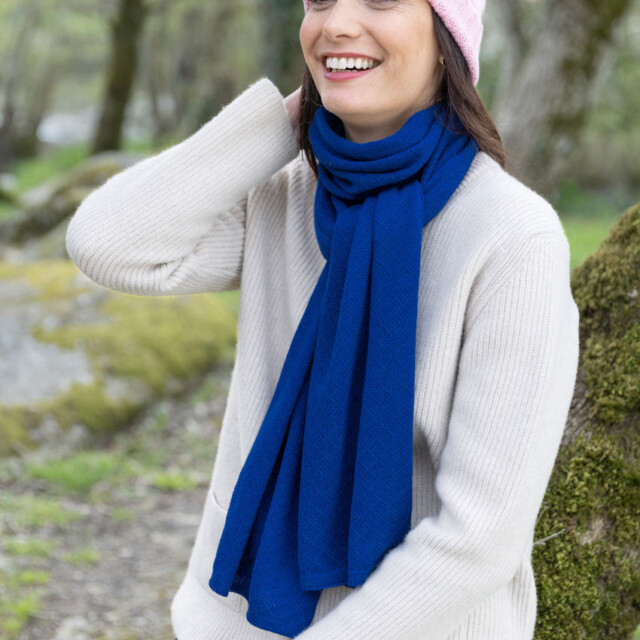 Maison Solfin - Bonnet femme en laine mérinos rose doux – U