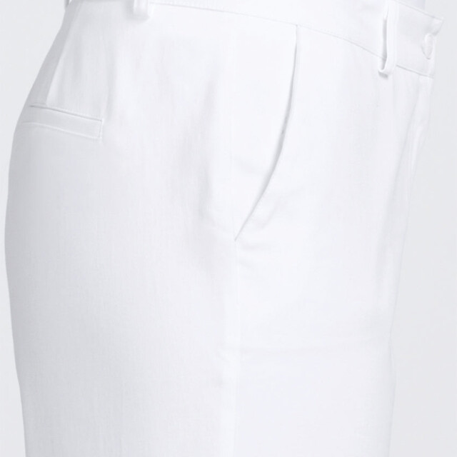 Maison-solfin - Pantacourt chino femme en coton blanc – 52