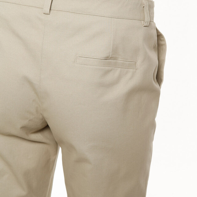 Maison-solfin - Pantacourt chino femme en coton beige – 52