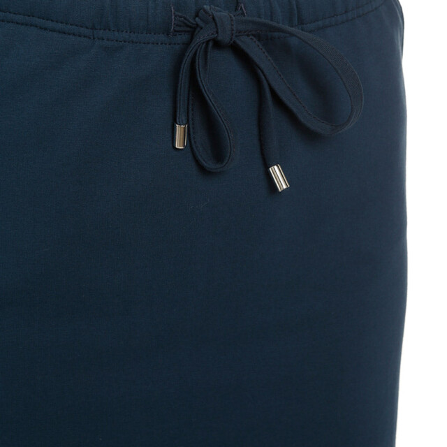 Maison Solfin - Jupe midi bleu marine en coton – 40