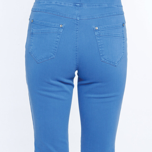 Maison-solfin - Pantacourt femme coton bleu – 40
