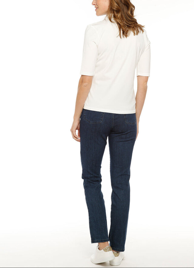Maison-solfin - Polo femme en coton blanc naturel – 40