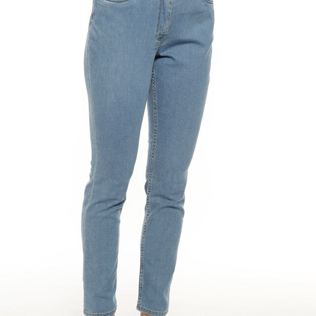 Maison-solfin - Jean femme coupe droite bleu clair – 50