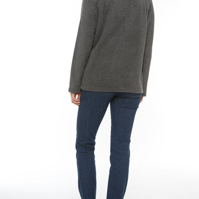 Maison Solfin - Cape femme gris anthracite fabriquée en France – 3