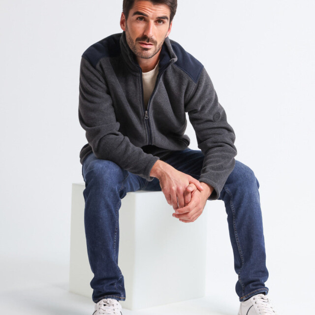Maison-solfin - Polaire homme Gris Anthracite – XXXL