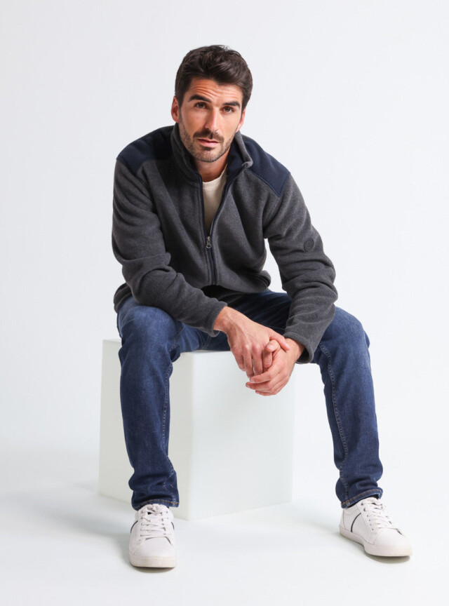 Maison-solfin - Polaire homme Gris Anthracite – XXXL