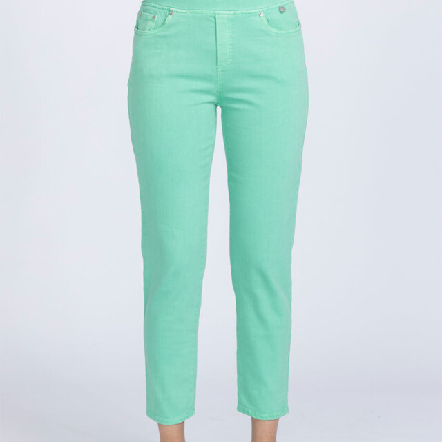 Maison-solfin - Pantalon femme 7/8° vert menthol – 40