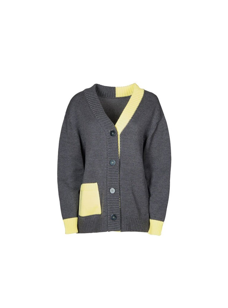 7486 GSA 6 gilet albertine gris anthracite LAFRANÇAISE - Gilet Albertine – M