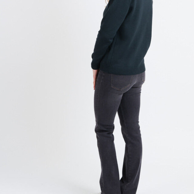 Maison-solfin - Gilet femme en laine vert sombre – 48