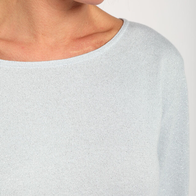 Maison Solfin - Pull femme rayé bleu pacifique – 50