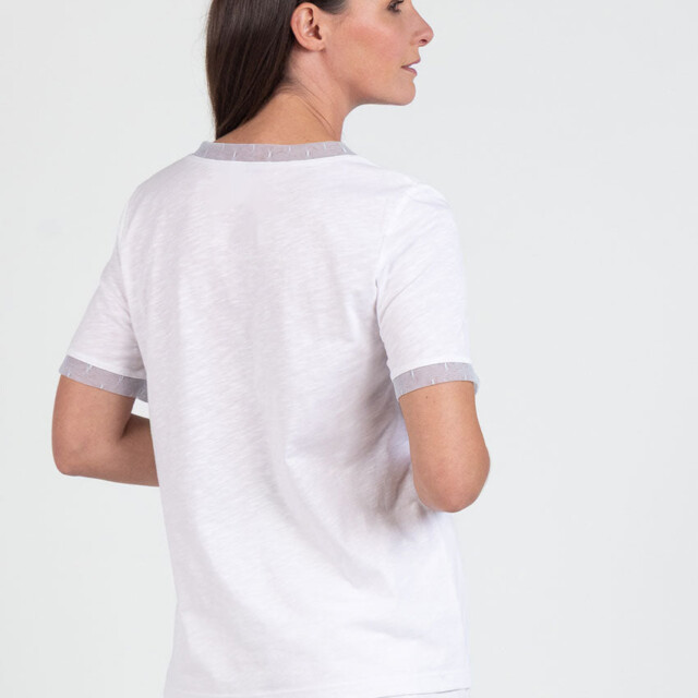Maison Solfin - Tee-shirt femme en coton flammé – 5