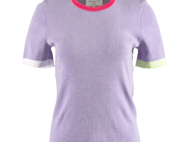 7576 VLV 1 top bastienne violet lavande LAFRANÇAISE - Top Bastienne – L
