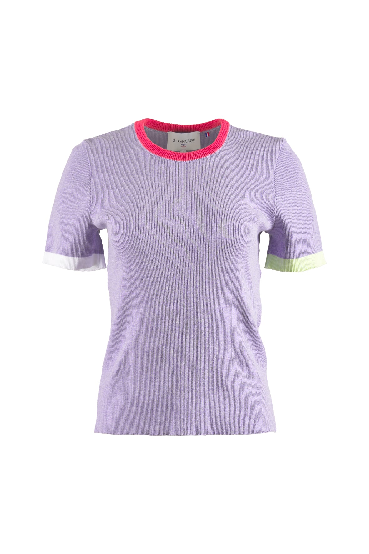7576 VLV 1 top bastienne violet lavande LAFRANÇAISE - Top Bastienne – L