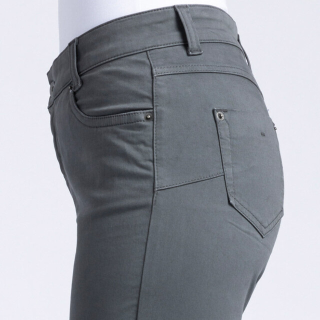 Maison Solfin - Pantalon femme en coton gris bronze – 50