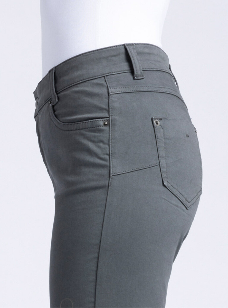 Maison Solfin - Pantalon femme en coton gris bronze – 50
