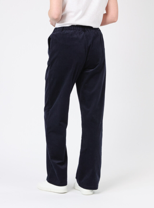 Maison-solfin - Pantalon large femme bleu marine – 48