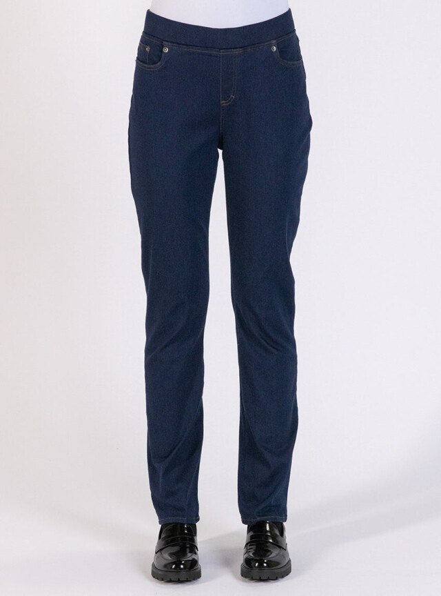 Maison Solfin - Jegging femme coton bleu indigo – 50