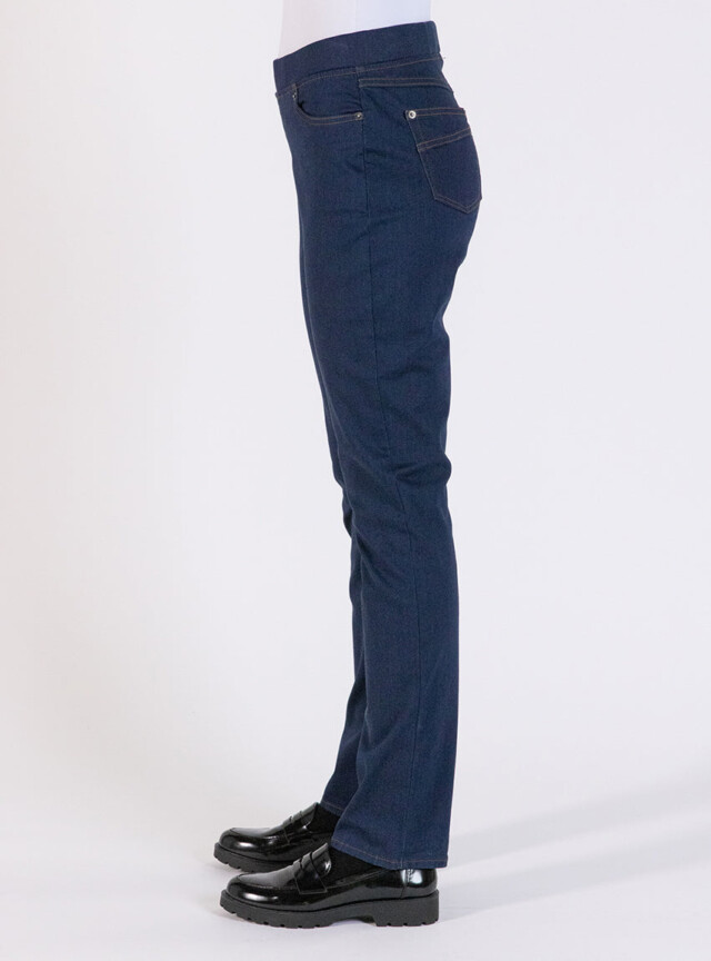 Maison Solfin - Jegging femme coton bleu indigo – 50