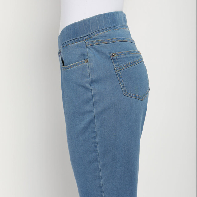 Maison Solfin - Jegging femme coton bleu indigo clair – 50