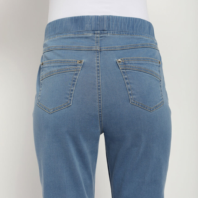 Maison Solfin - Jegging femme coton bleu indigo clair – 50