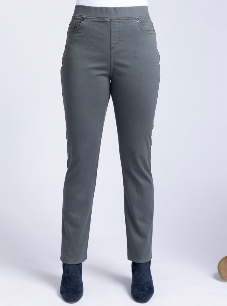 Maison Solfin - Pantalon jegging femme gris bronze – 50