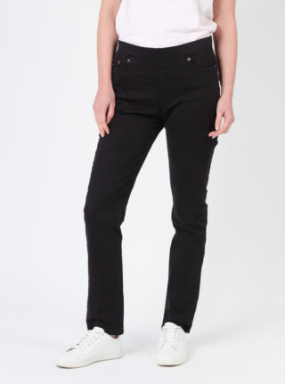 MAISON SOLFIN - Pantalon jegging femme noir