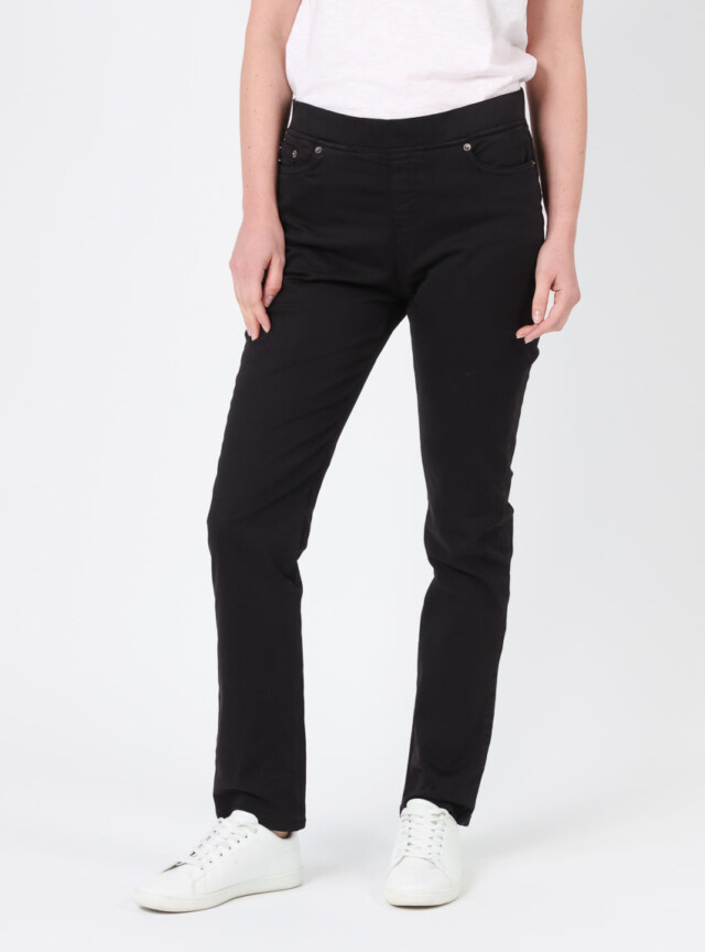 MAISON SOLFIN - Pantalon jegging femme noir