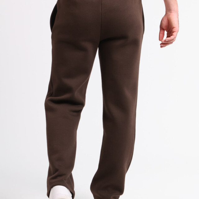 Maison Solfin - Pantalon jogging homme molleton marron – 3