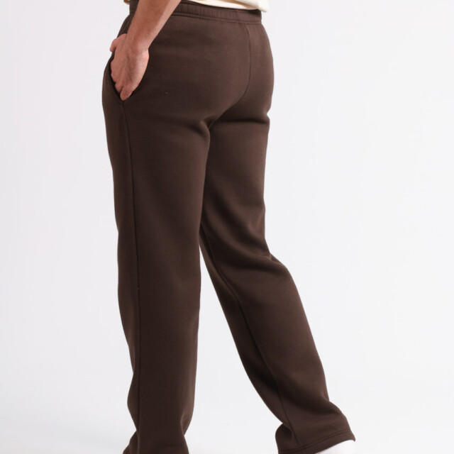 Maison Solfin - Pantalon jogging homme molleton marron – 3