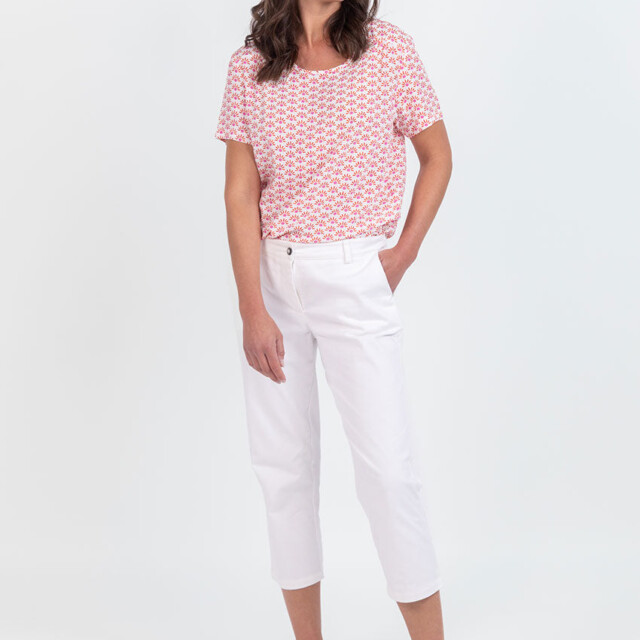 Maison Solfin - Blouse femme viscose imprimé orange – 48