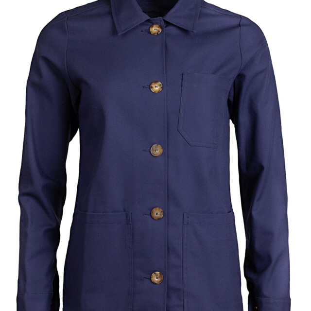 Maison-solfin - Veste femme style veste de travail bleu marine – M