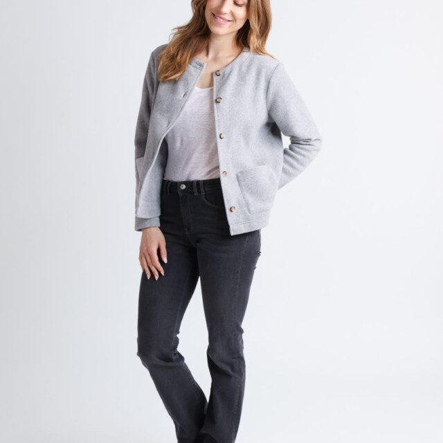 Maison Solfin - Veste polaire femme gris – 5