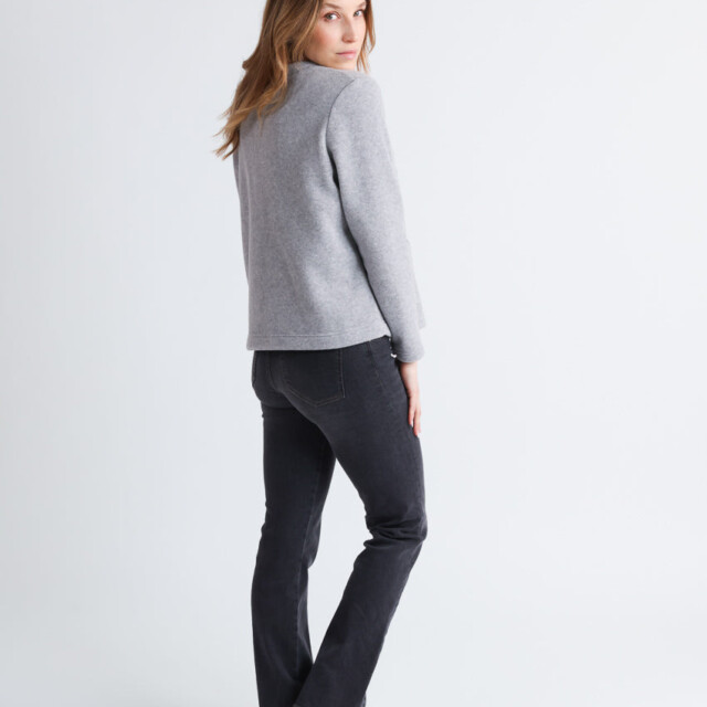 Maison Solfin - Veste polaire femme gris – 5