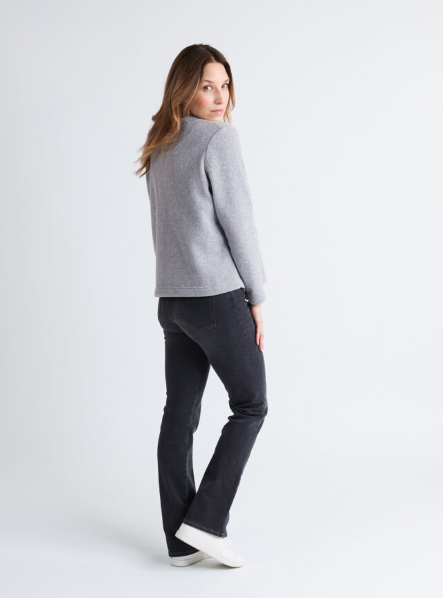 Maison Solfin - Veste polaire femme gris – 5