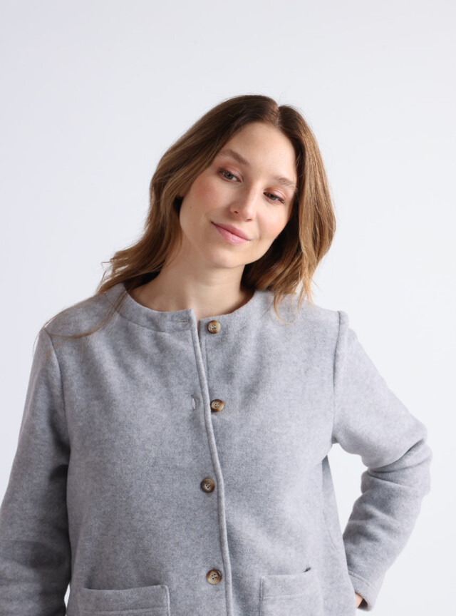 Maison Solfin - Veste polaire femme gris – 5