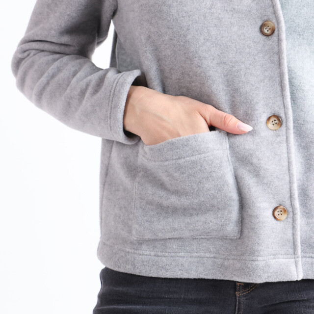 Maison Solfin - Veste polaire femme gris – 5