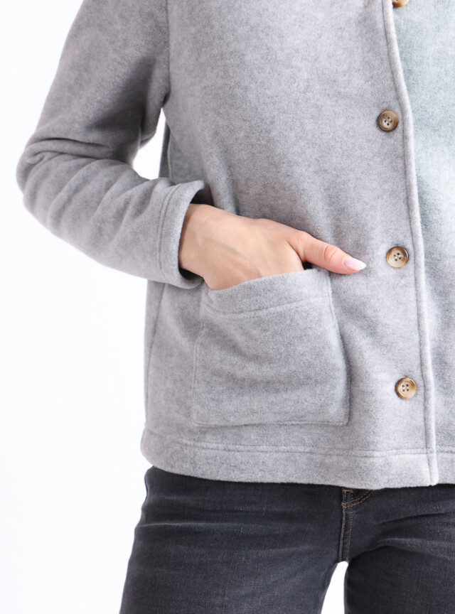 Maison Solfin - Veste polaire femme gris – 5