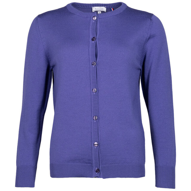 Maison Solfin - Cardigan femme en laine violet lavande – 48