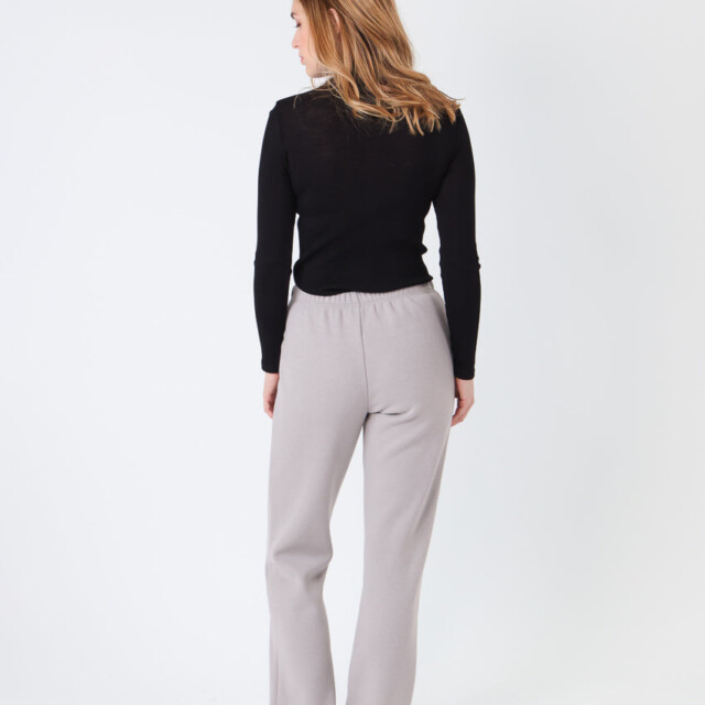 Maison Solfin - Pantalon cocooning femme en molleton gris – 4