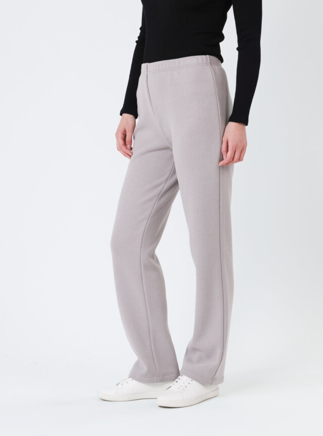 MAISON SOLFIN - Pantalon cocooning femme en molleton gris