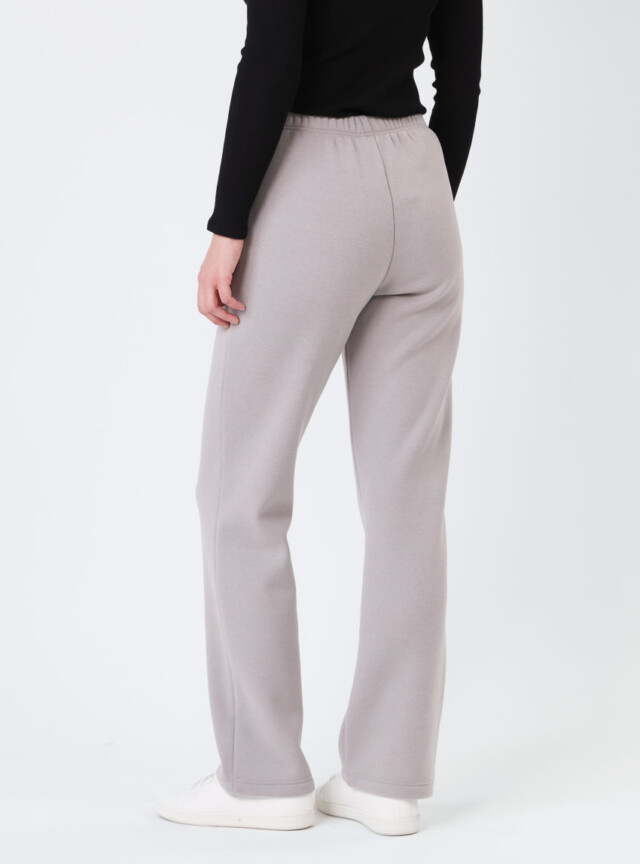 Maison Solfin - Pantalon cocooning femme en molleton gris – 4