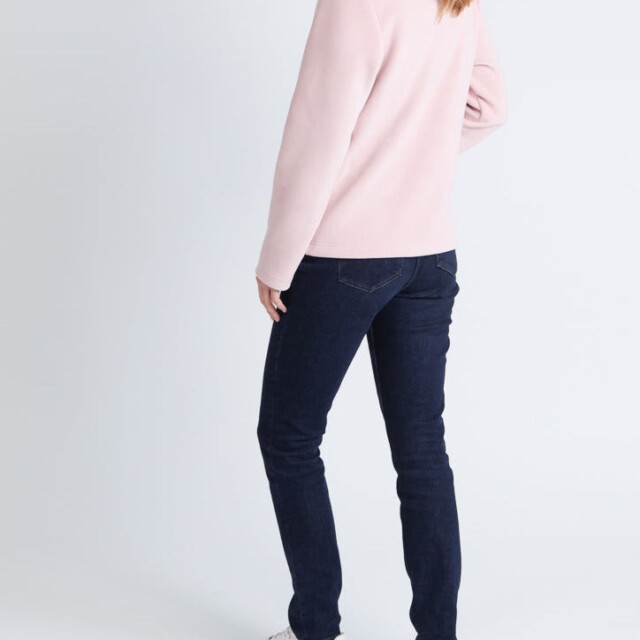 Maison Solfin - Veste zippée femme rose poudre – 5
