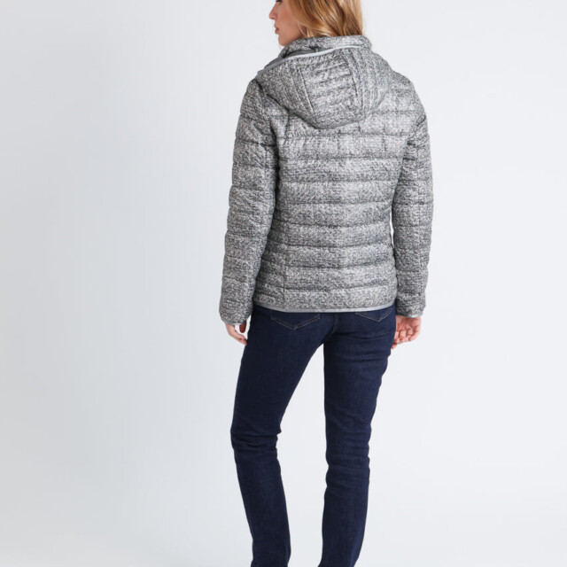 Maison Solfin - Doudoune réversible femme à capuche vert – 50